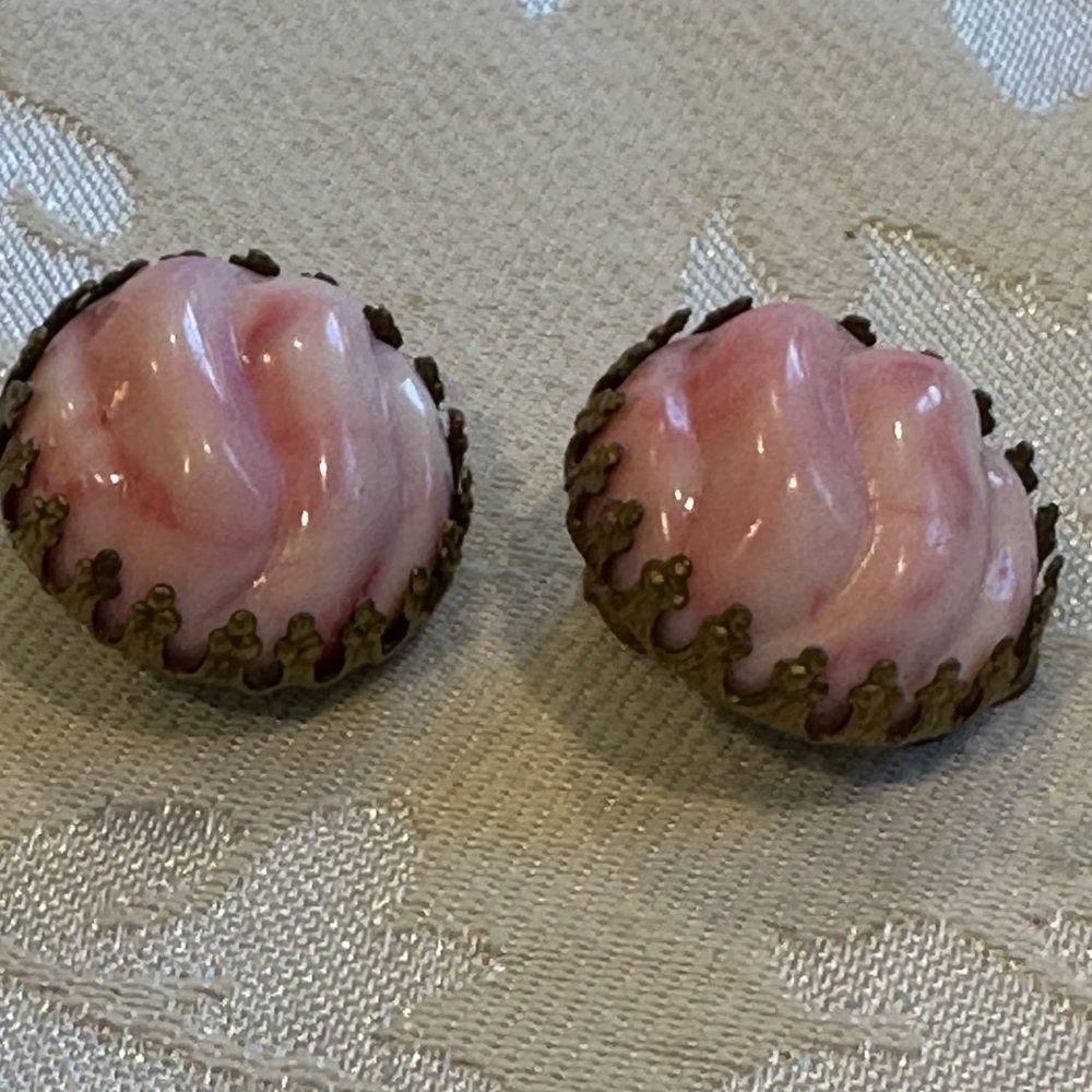 Vintage made in Austria clip earrings from the 1960’s Preowned